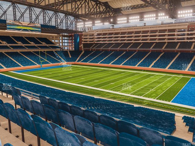 Seating view for Ford Field Section 235