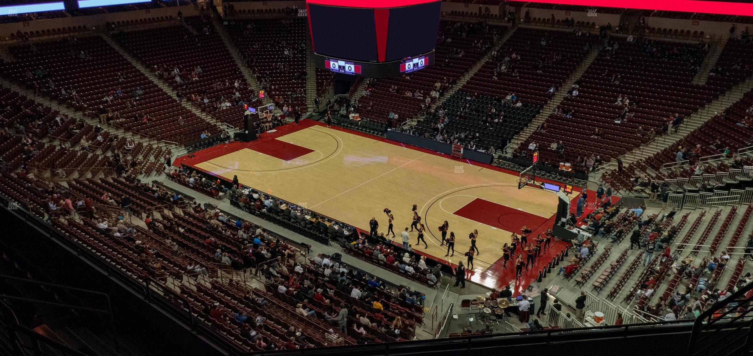 Seating view for Colonial Life Arena Section 219