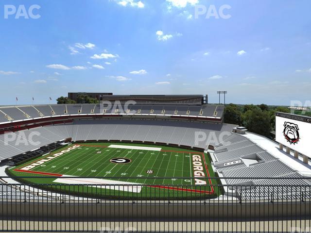 Seating view for Sanford Stadium Section 604