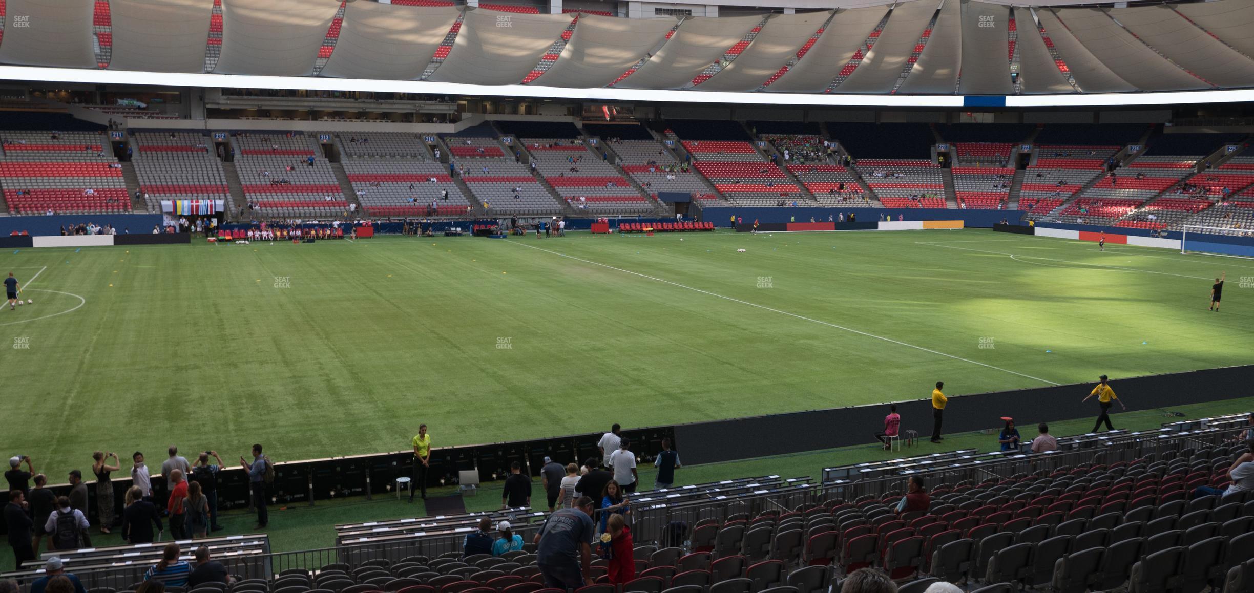 Seating view for BC Place Stadium Section 244