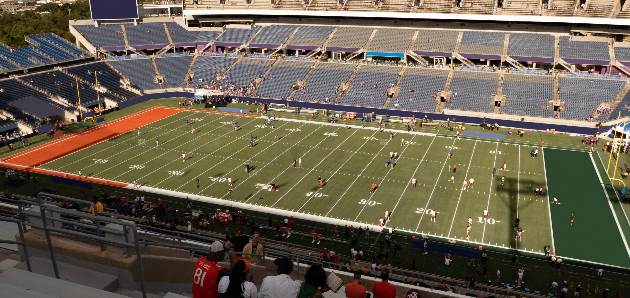 Seating view for Camping World Stadium Section 231