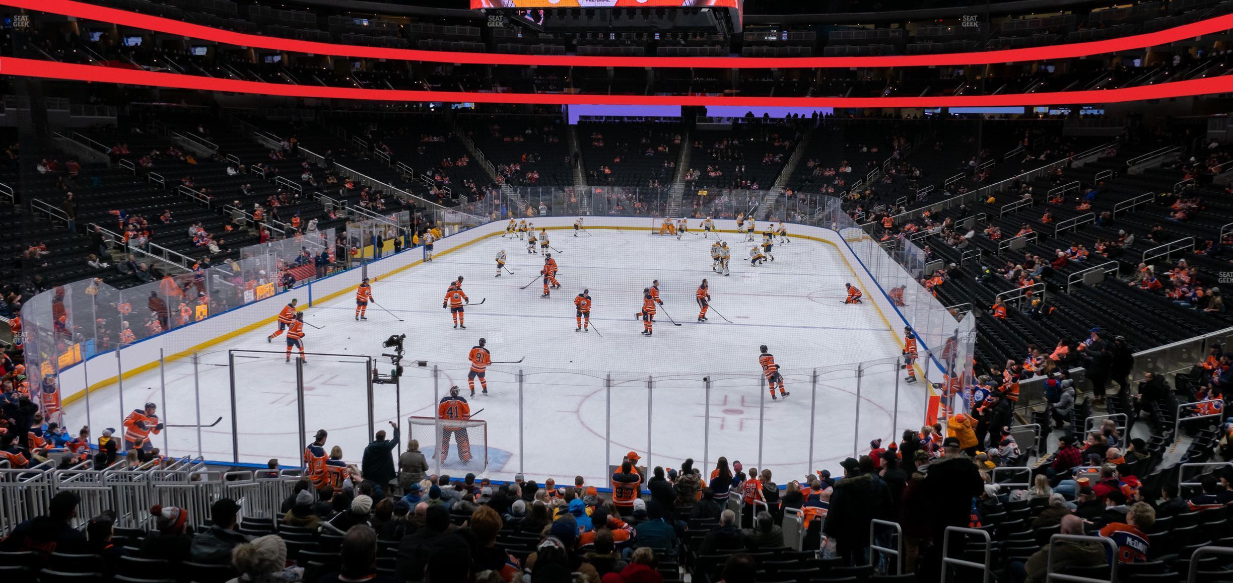 Seating view for Rogers Place Section 127