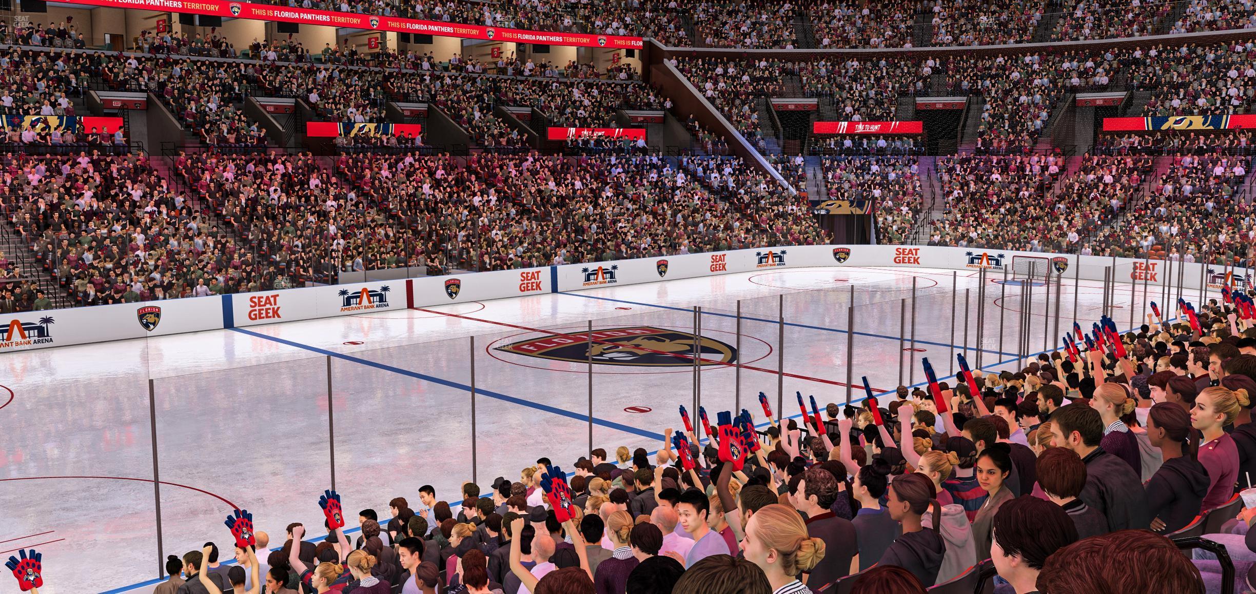 Seating view for Amerant Bank Arena Section 104