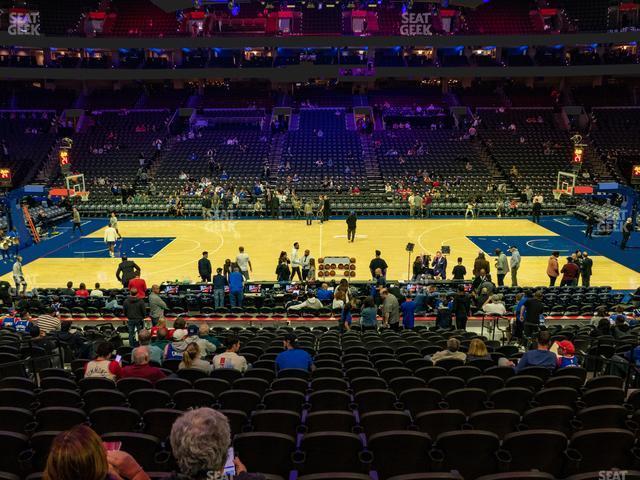 Seating view for Wells Fargo Center Section 101