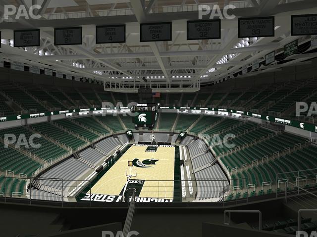 Seating view for Jack Breslin Student Events Center Section 235