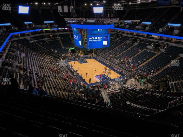 Seating view for Target Center Section 224