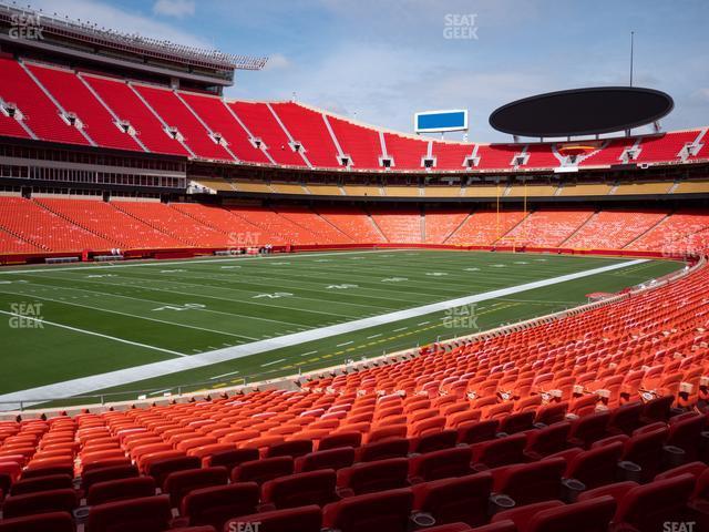 Seating view for GEHA Field at Arrowhead Stadium Section 106