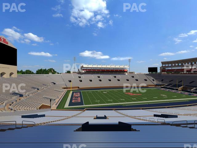 Seating view for Vaught Hemingway Stadium Section H