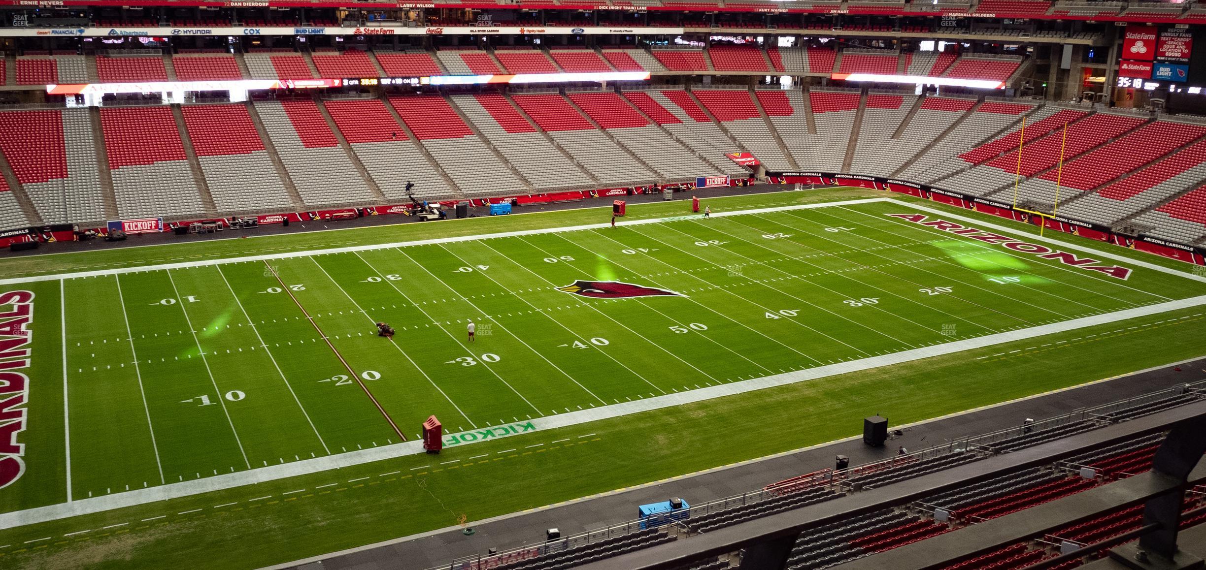 Seating view for State Farm Stadium Section Ring Of Honor 448