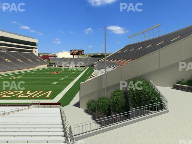 Seating view for Lane Stadium Section 201