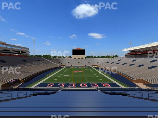 Seating view for Vaught Hemingway Stadium Section S 6