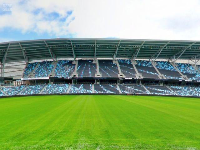 Seating view for Allianz Field Section Field Club 8