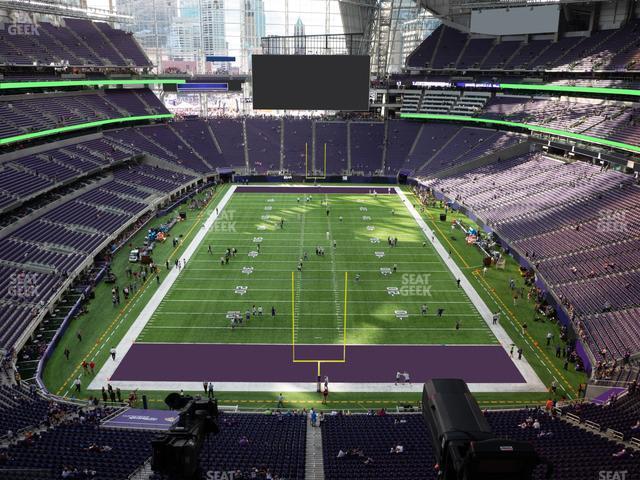 Seating view for U.S. Bank Stadium Section 327