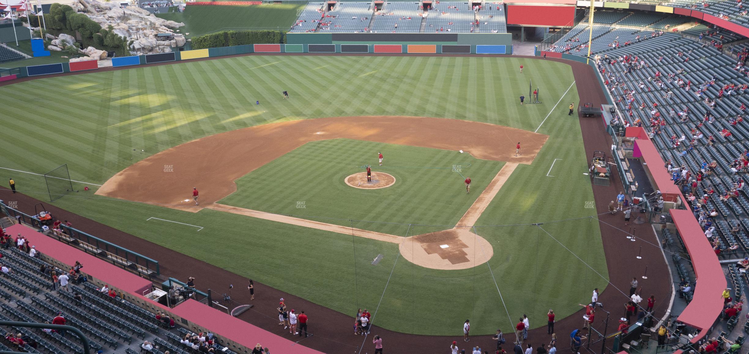 Seating view for Angel Stadium of Anaheim Section 416