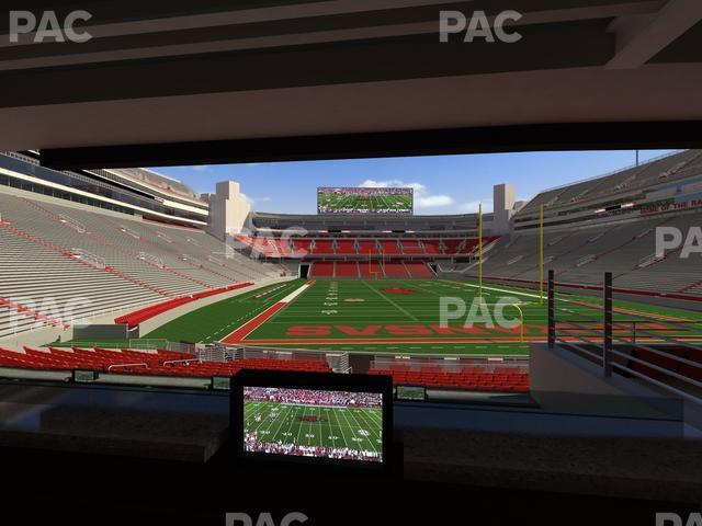 Seating view for Razorback Stadium Section Loge 54