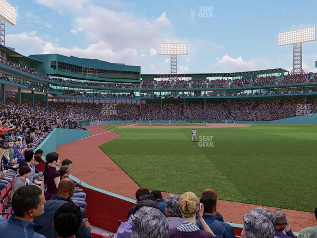 Seating view for Fenway Park Section Right Field Box 2