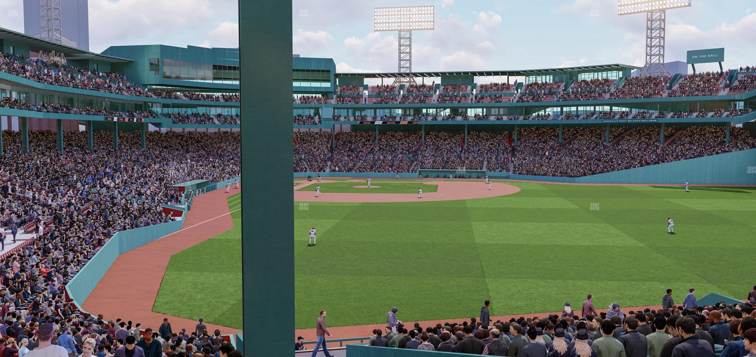 Seating view for Fenway Park Section Grandstand 1