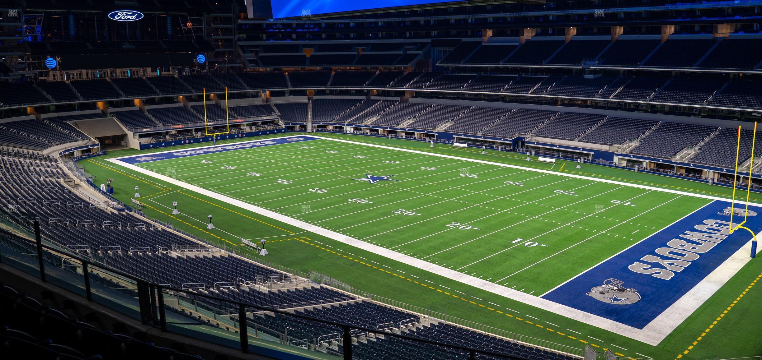 Seating view for AT&T Stadium Section 329