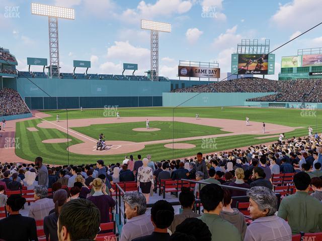 Seating view for Fenway Park Section Loge Box 127