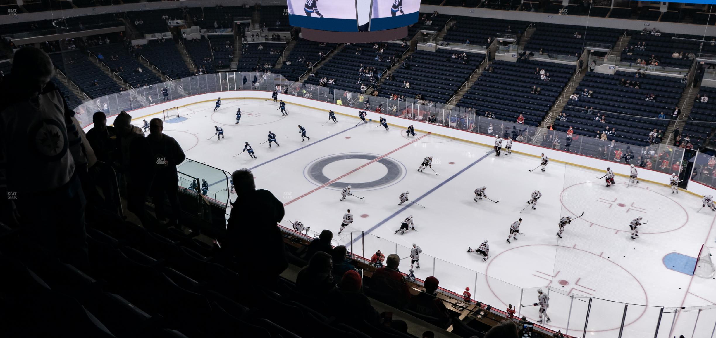 Seating view for Canada Life Centre Section 318