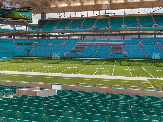 Seating view for Hard Rock Stadium Section 117