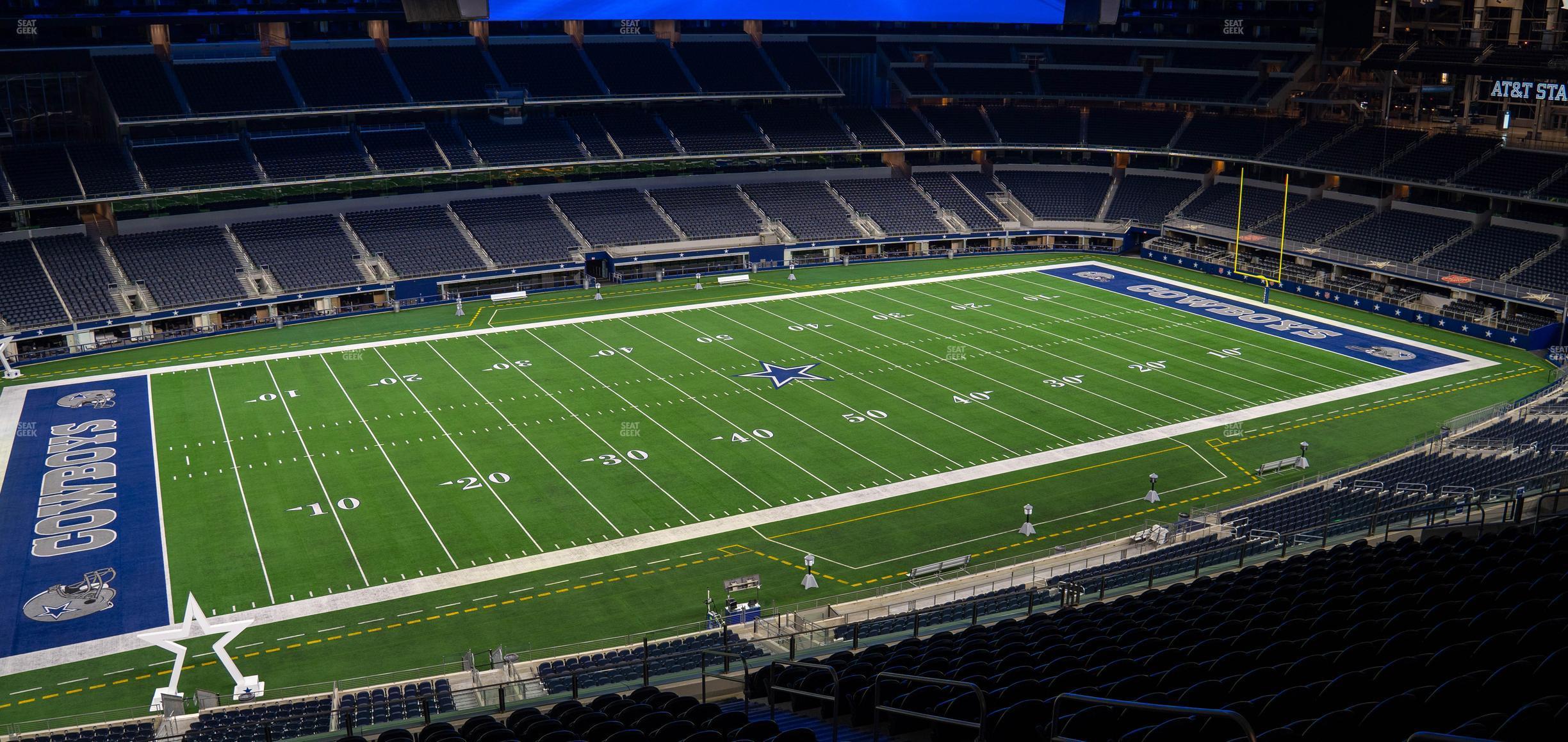 Seating view for AT&T Stadium Section Silver Suite 407