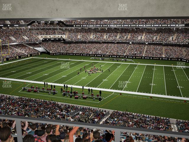 Seating view for Caesars Superdome Section Suite 320