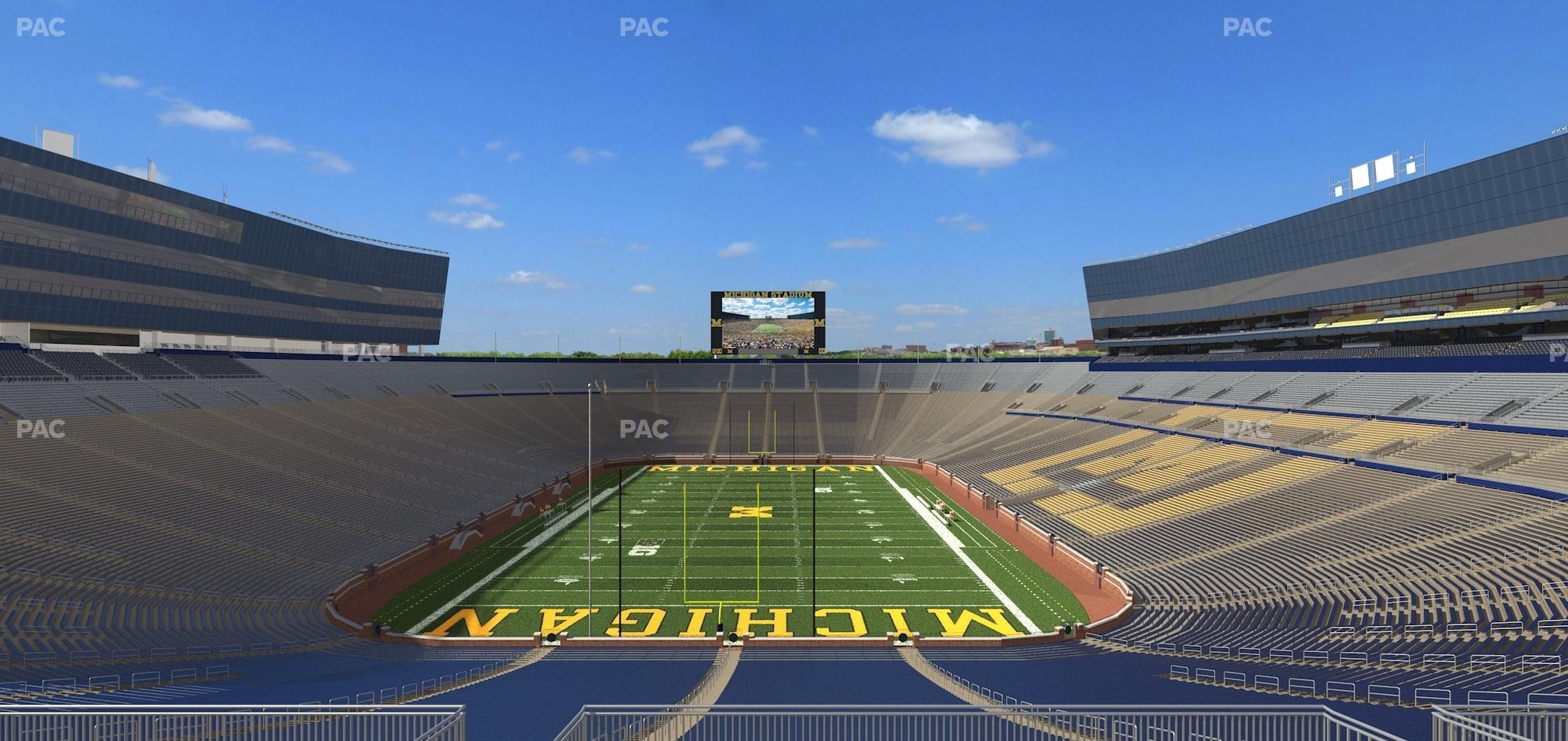 Seating view for Michigan Stadium Section 12