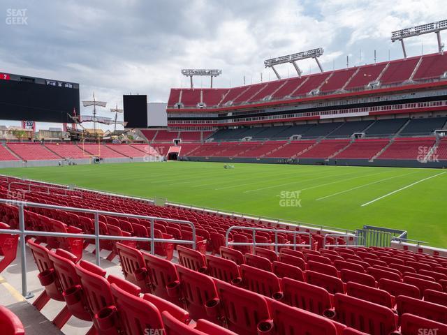 Seating view for Raymond James Stadium Section 115