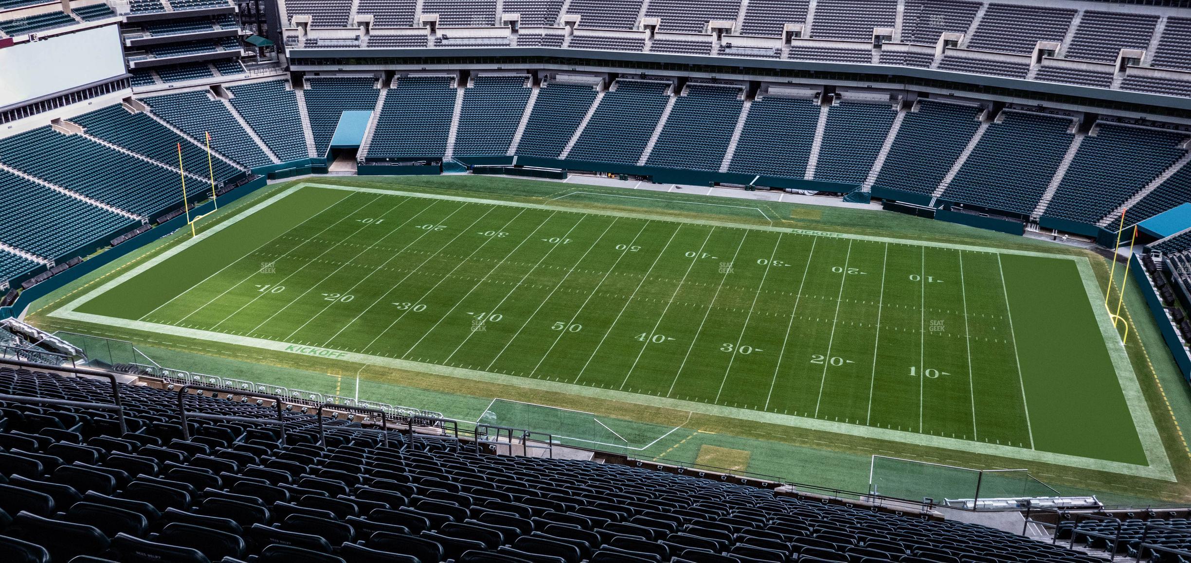 Seating view for Lincoln Financial Field Section 203