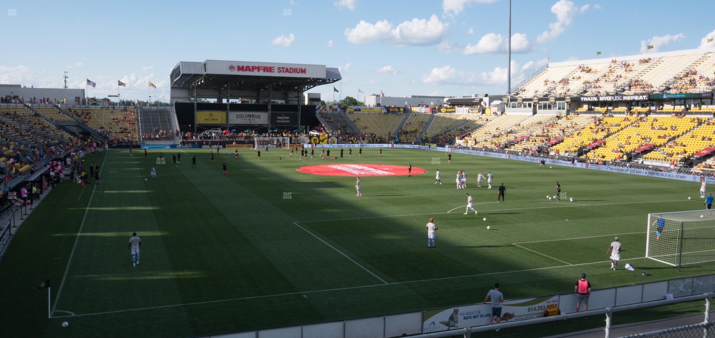 Seating view for Historic Crew Stadium Section 119