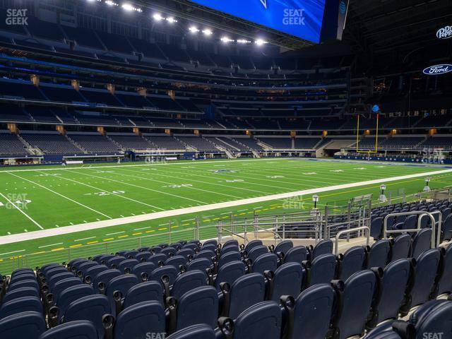 Seating view for AT&T Stadium Section C 114