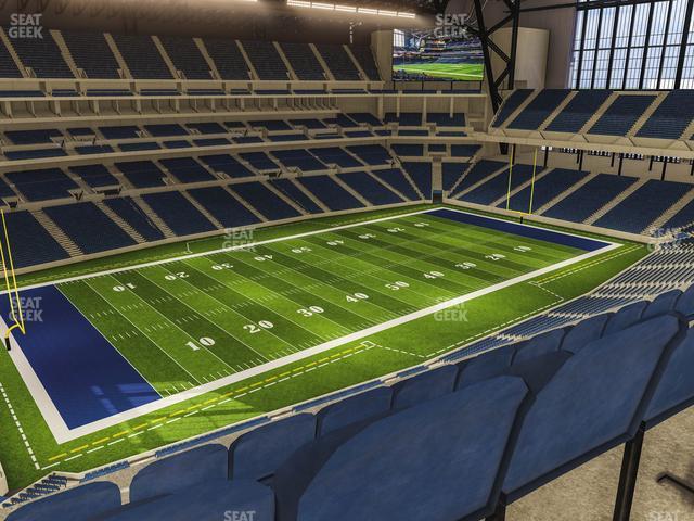 Seating view for Lucas Oil Stadium Section 518