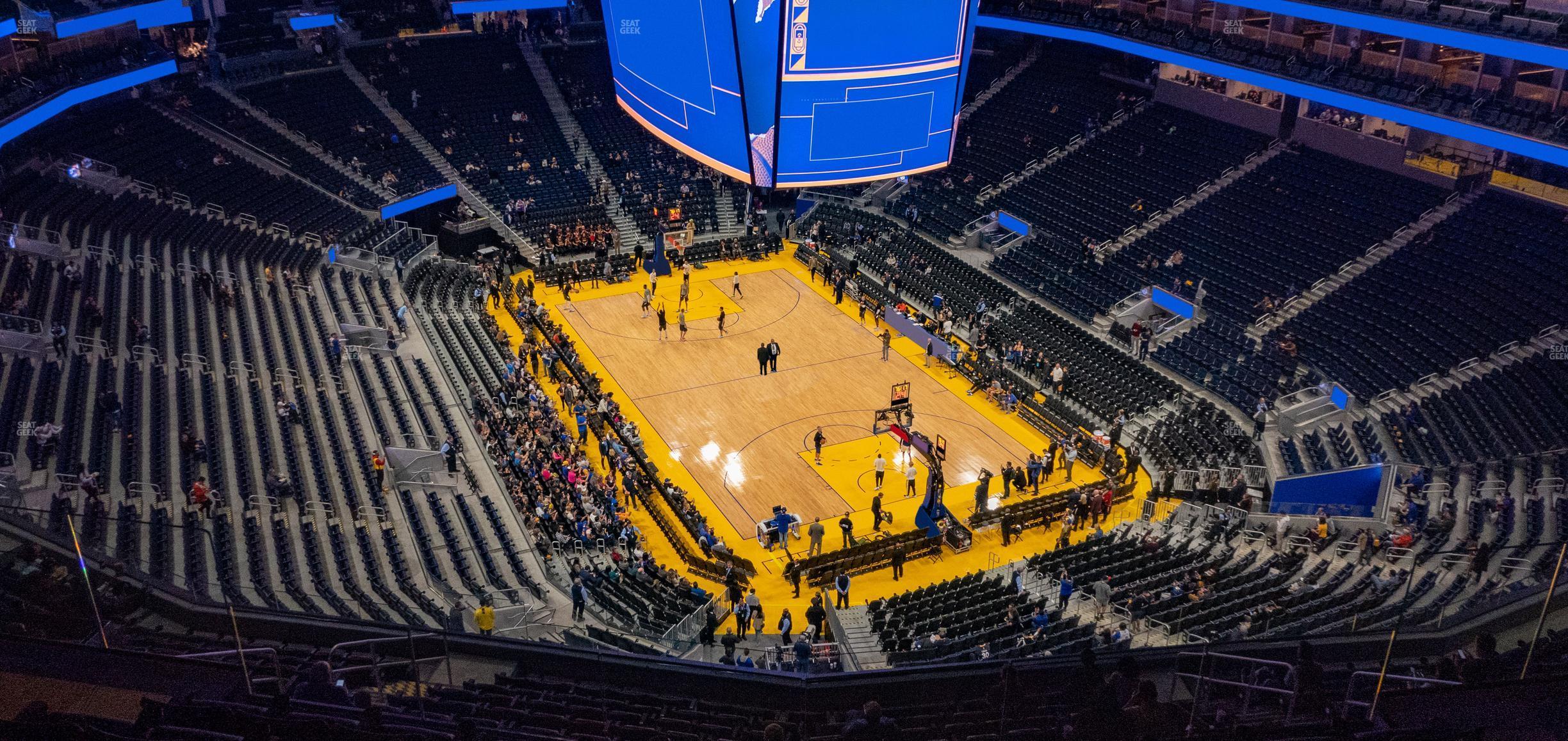 Seating view for Chase Center Section 215