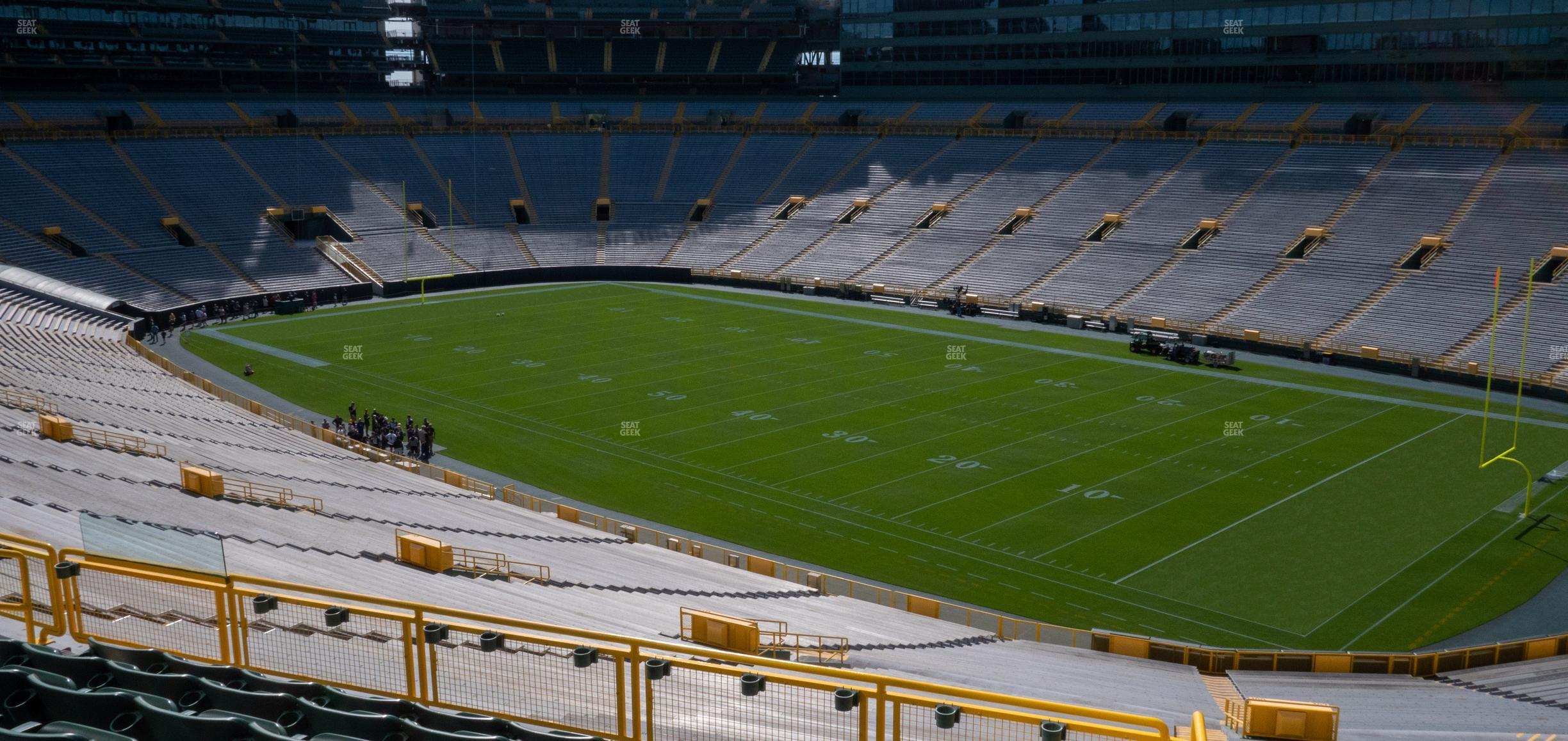 Seating view for Lambeau Field Section 409