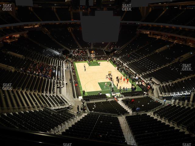 Seating view for Fiserv Forum Section 202