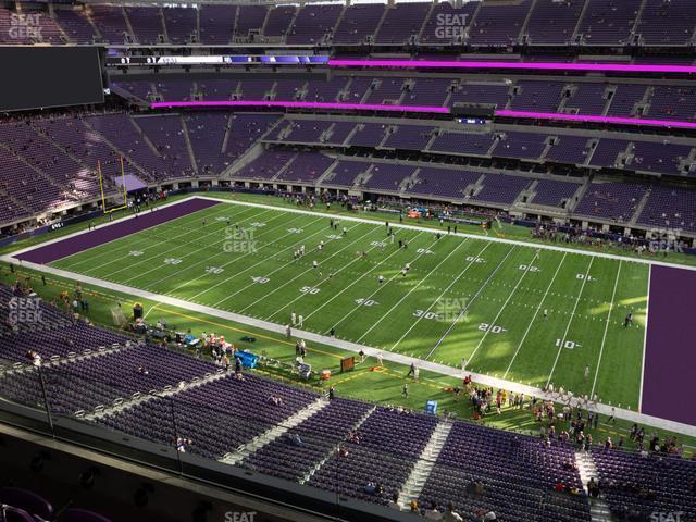 Seating view for U.S. Bank Stadium Section 309