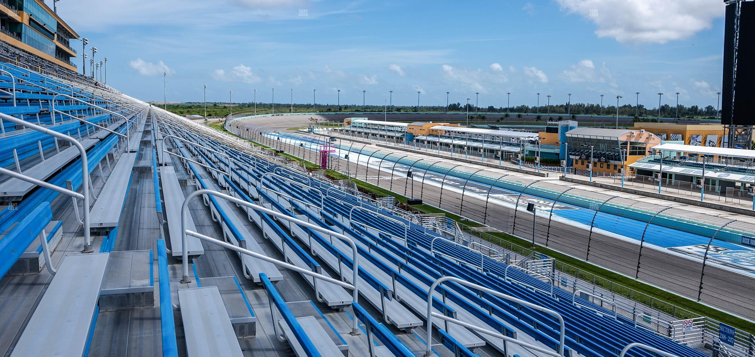 Seating view for Homestead-Miami Speedway Section 216