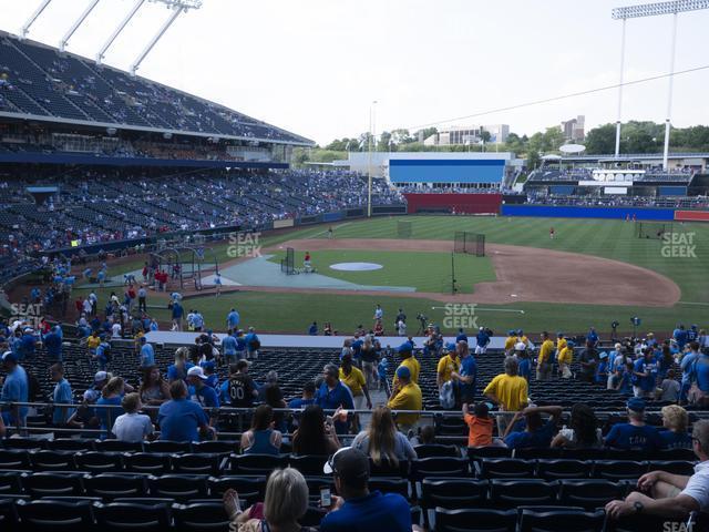 Seating view for Kauffman Stadium Section 234