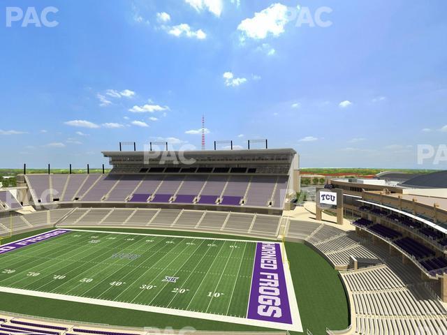 Seating view for Amon G. Carter Stadium Section 302