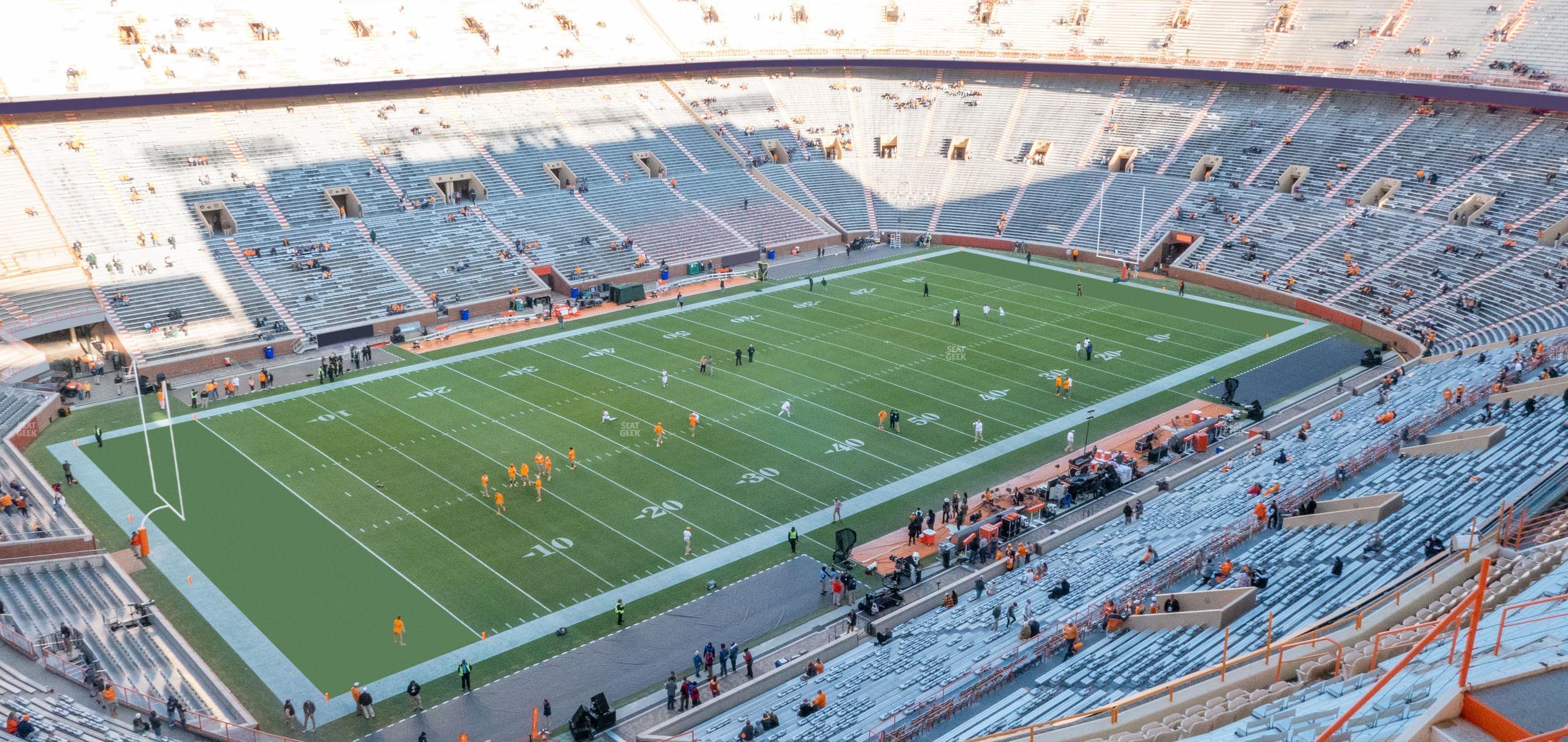 Seating view for Neyland Stadium Section Xx 3