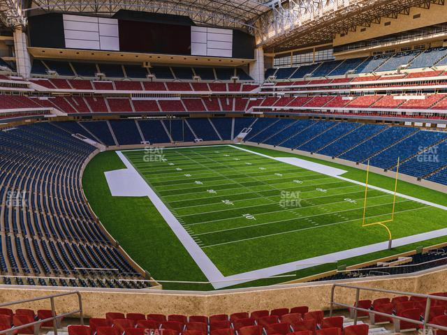 Seating view for NRG Stadium Section Tdown Suite 327