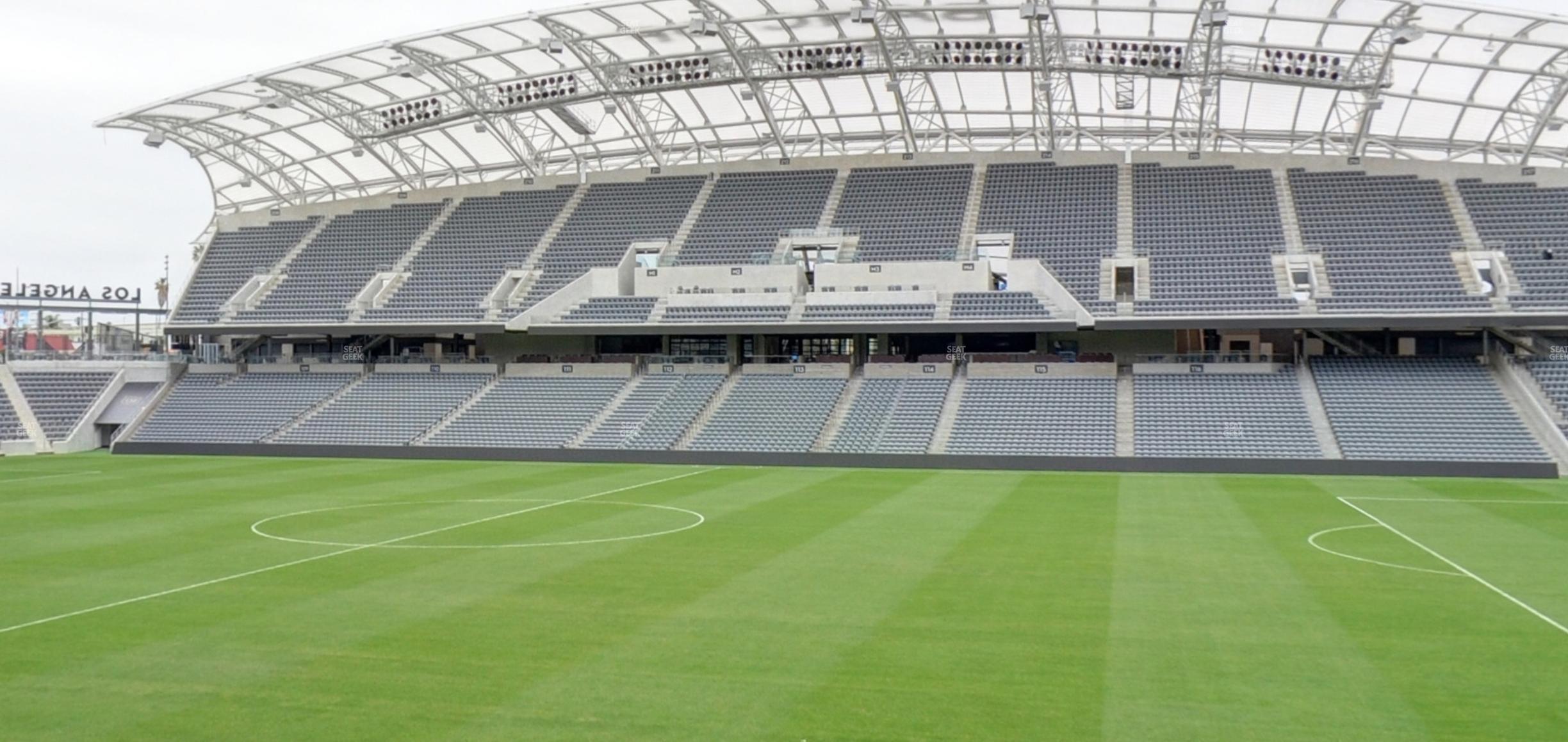 Seating view for BMO Stadium Section 129