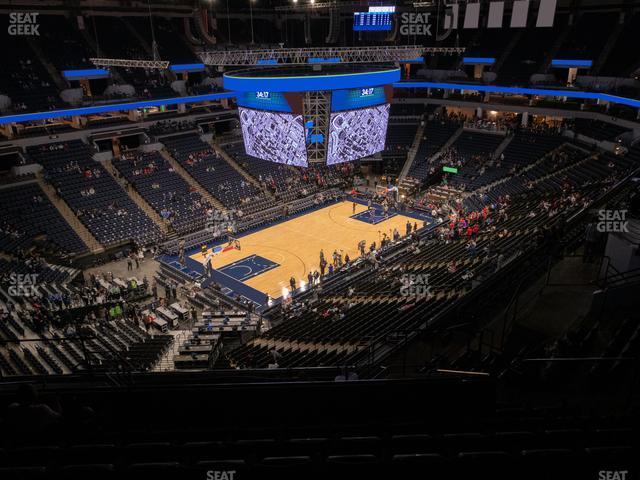 Seating view for Target Center Section 236