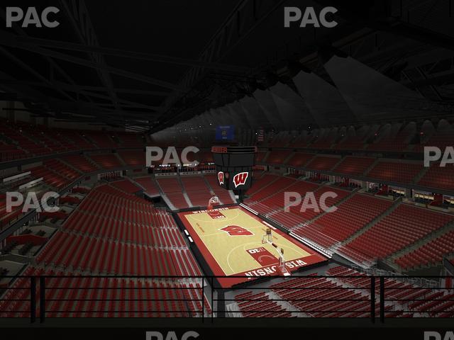 Seating view for Kohl Center Section 303