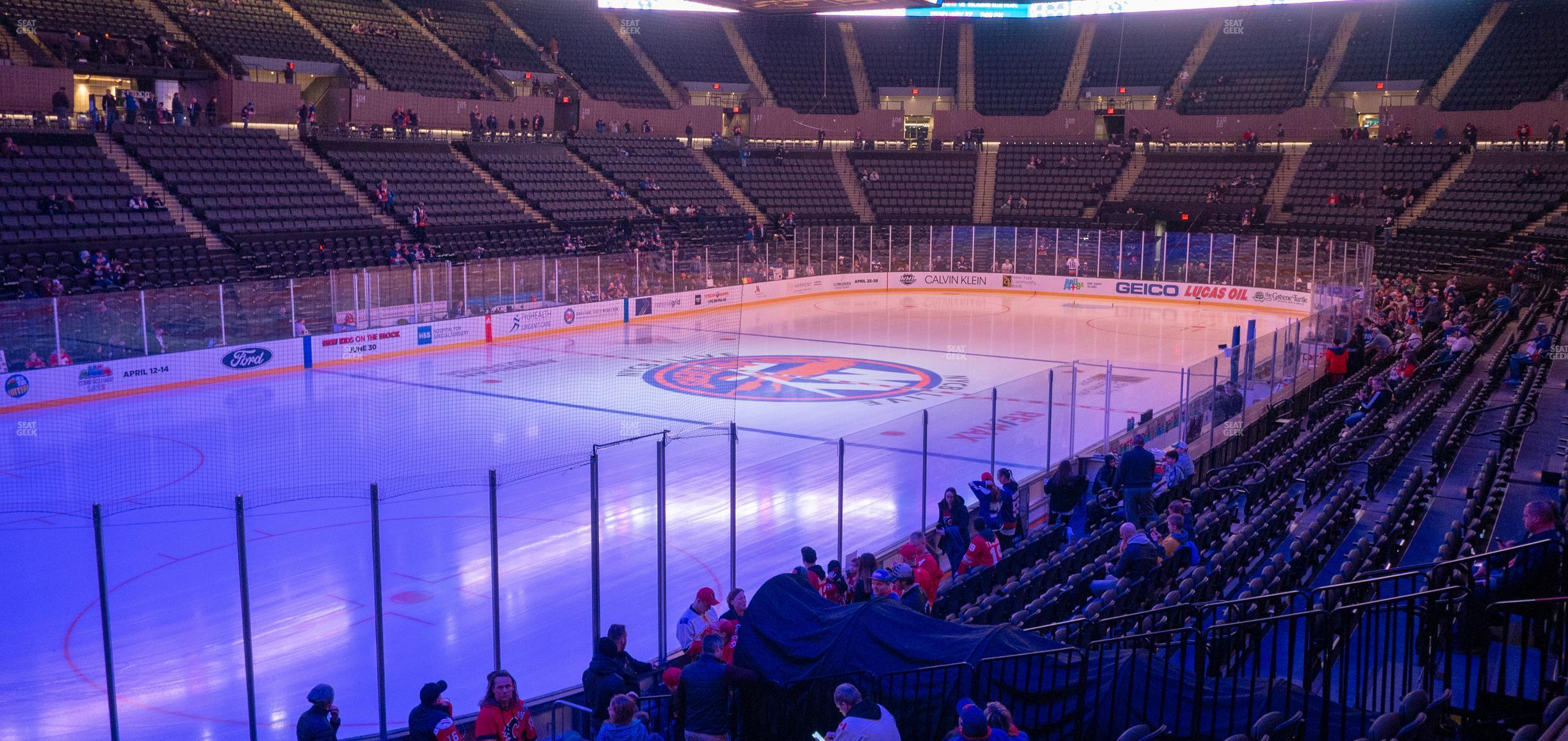 Seating view for Nassau Coliseum Section 121