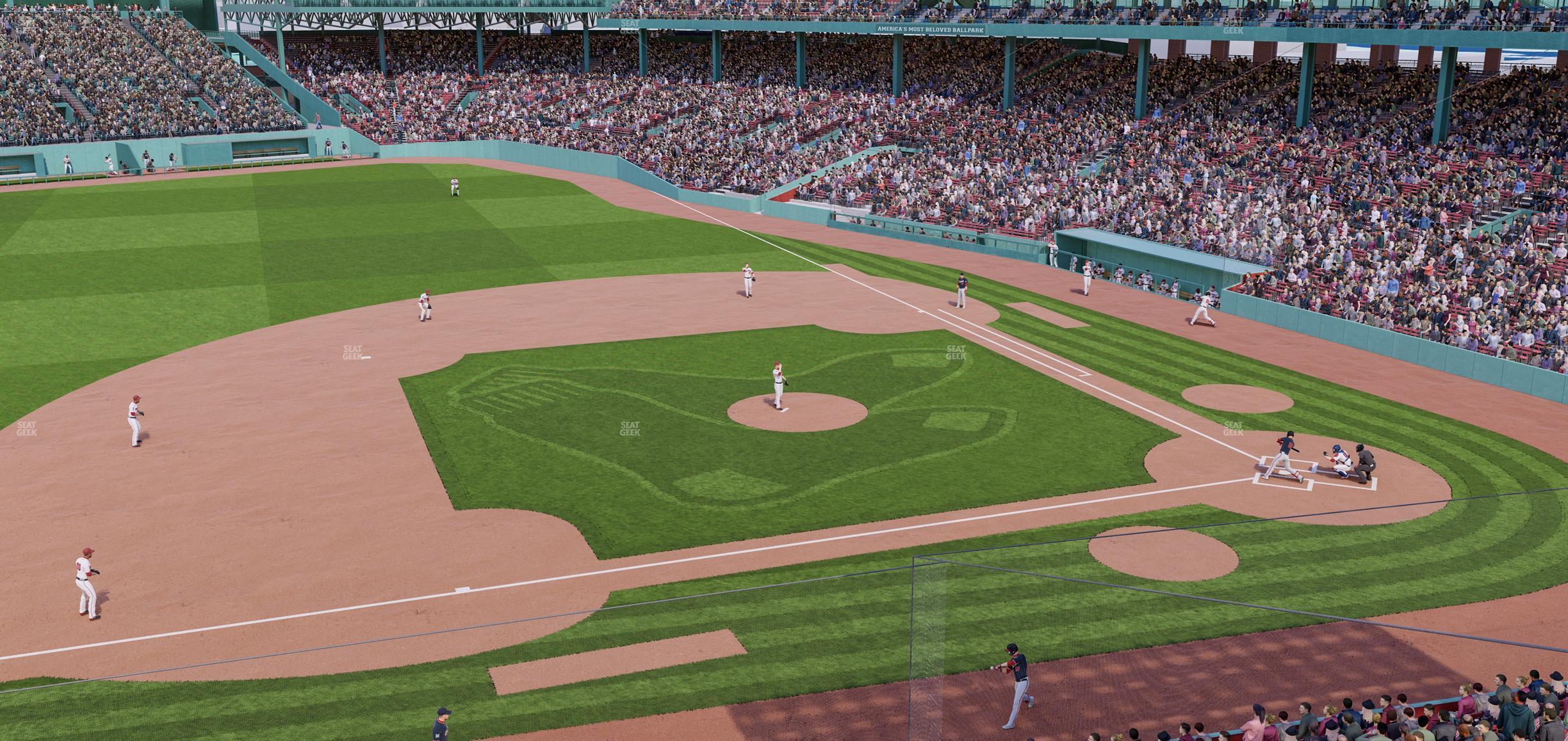 Seating view for Fenway Park Section Dell Technologies Suite L 9