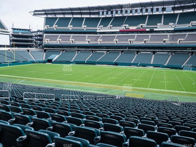 Seating view for Lincoln Financial Field Section 102