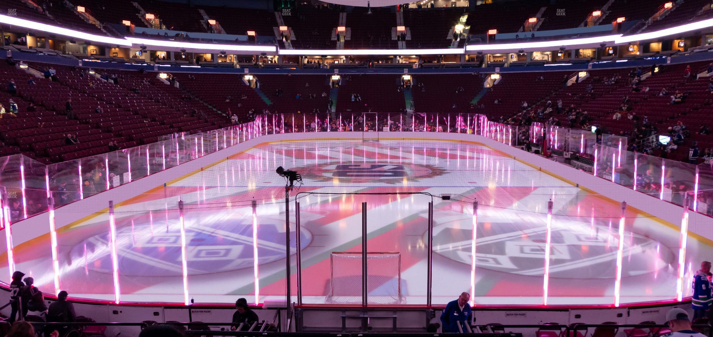 Seating view for Rogers Arena Section 122