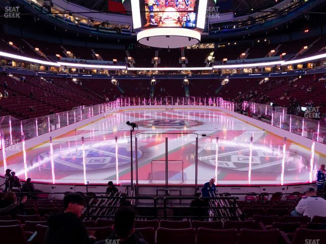 Seating view for Rogers Arena Section 122